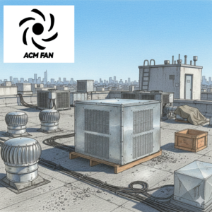 Box Square Make Up Air Fan