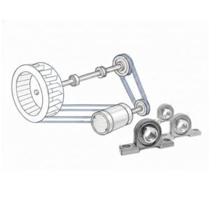 Pulleys, Belts, & Bearings